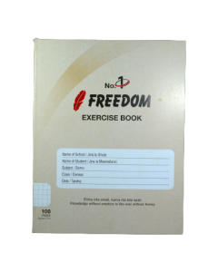 Freedom exercise book square line 100pages (12pcs)